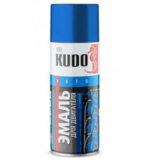 Краска для двигателя черная 520мл аэрозоль KUDO