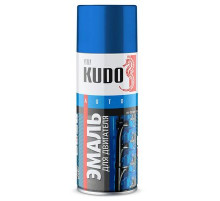 Краска для двигателя серебряная 520мл аэрозоль KUDO