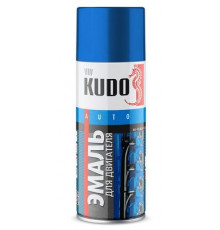 Краска для двигателя красная 520мл аэрозоль KUDO