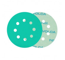 Круг абразивный VOLCA EMERALD 125мм,8отв P 400 пленочная основа
