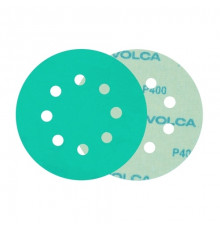 Круг абразивный VOLCA EMERALD 125мм,8отв P 400 пленочная основа