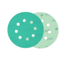 Круг абразивный VOLCA EMERALD 125мм,8отв P 500 пленочная основа