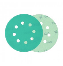 Круг абразивный VOLCA EMERALD 125мм,8отв P 500 пленочная основа
