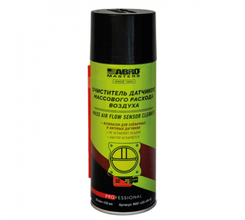 Очиститель датчика массового расхода воздуха Abro Masters 450 мл.