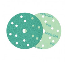 Круг абразивный VOLCA EMERALD 150мм,15отв P 040 пленочная основа