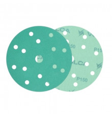 Круг абразивный VOLCA EMERALD 150мм,15отв P 150 пленочная основа