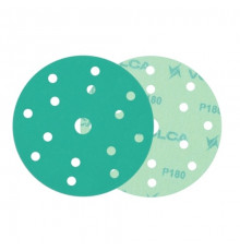Круг абразивный VOLCA EMERALD 150мм,15отв P 180 пленочная основа