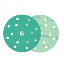 Круг абразивный VOLCA EMERALD 150мм,15отв P 220 пленочная основа