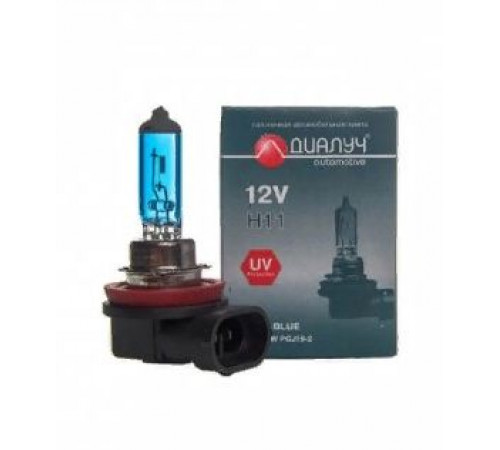 Лампа H11 12V 55W PGJ19-2 Blue Диалуч ЛЧ411-В