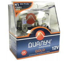 Лампы H1 12V 55W P14,5s к-т GOLD Диалуч ЛЧ153