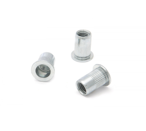 Заклёпки резьбовые стальные с насечкой М6×15 мм (50 шт в пакете) ДТ