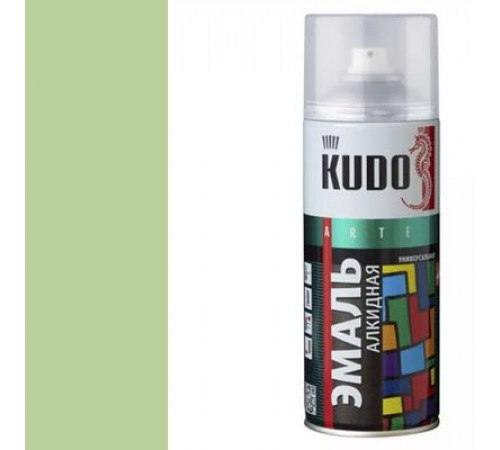 Краска универсальная фисташковая KUDO аэрозоль 520мл