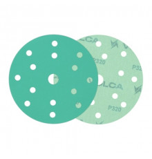 Круг абразивный VOLCA EMERALD 150мм,15отв P 320 пленочная основа