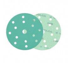 Круг абразивный VOLCA EMERALD 150мм,15отв P 400 пленочная основа