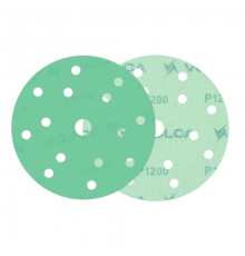 Круг абразивный VOLCA EMERALD 150мм,15отв P 1200 пленочная основа