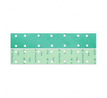Шлифовальная полоса VOLCA EMERALD 70x420мм 14отв P 080 пленочная основа