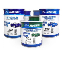 Краска банка 601 Черная 1л алкидная MOBIHEL