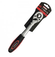 Трещотка 1/2 72 зуба 250мм эргономическая резиновая ручка АВТОМ TOOLS.PROFFI.CrV