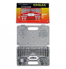 Набор метчиков и плашек 31 предмет М3-12мм ЕРМАК