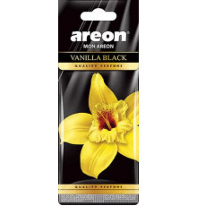 Ароматизатор AREON бумажный MON Vanilla Black ~