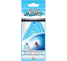 Ароматизатор AREON бумажный MON Miami Beach (Маями Бич) ~