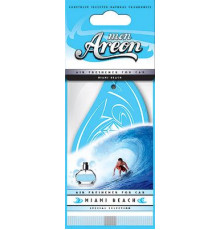 Ароматизатор AREON бумажный MON Miami Beach (Маями Бич) ~
