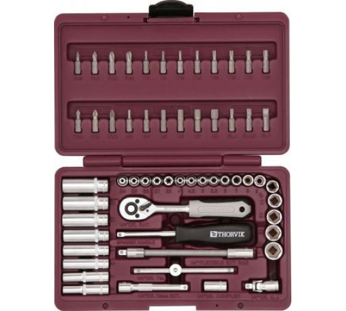 Набор инструмента 57 предм. 1/4"DR, / THORVIK