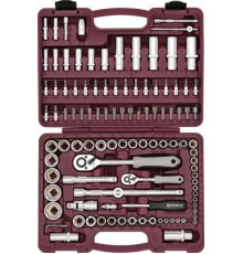 Набор инструмента 108 предметов универсальный  1/4", 1/2"DR с головками 6-гранными/ THORVIK UTS0108