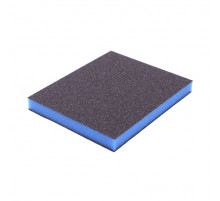 Шлифовальная губка VOLCA двусторонняя голубая 120x100x12мм, Grit 80