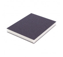 Шлифовальная губка VOLCA двусторонняя, 120x100x12мм, Medium, Grit 280, белая