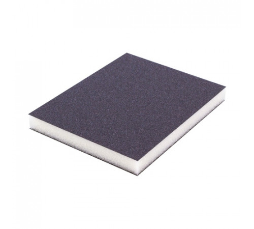 Шлифовальная губка VOLCA двусторонняя, 120x100x12мм, Medium, Grit 280, белая