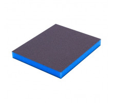 Шлифовальная губка VOLCA двусторонняя, 120x100x12мм, Fine, Grit 400, синяя