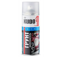 Грунт-наполнитель 1К акриловый черный KUDO аэрозоль 520мл
