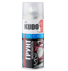 Грунт-наполнитель 1К акриловый черный KUDO аэрозоль 520мл