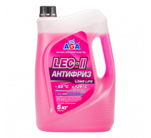 Антифриз, готовый к применению, розовый, -50С, 5кг, LEC-II ЧЗ