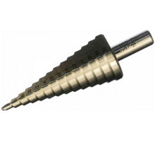 Сверло ступенчатое по металлу с шестигранным хвостовиком, 14 ступ., Ø4-30мм ДТ