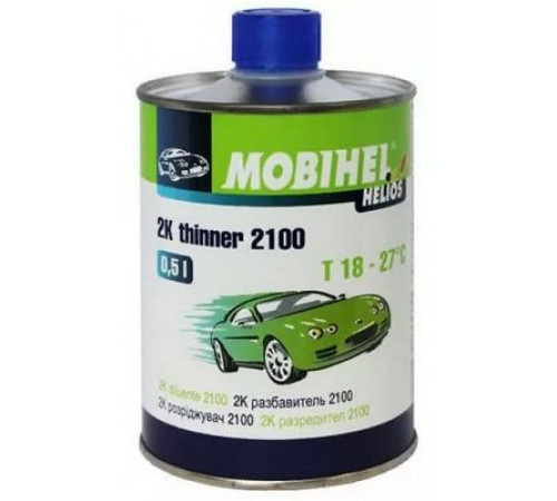Разбавитель MOBIHEL 2К банка 0,5л  2100  для акриловой краски