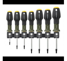 Набор отвёрток TORX без отверстия (T8×60, T10×80,T15×80, T20×100, T25×100, T27×100, T30×100 мм), 7 ш