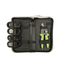 Набор для обжима клемм профессиональный, 5 губок-матриц, 7 предм. ДТ