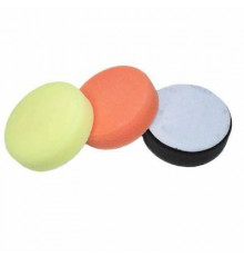 Полиров.губка на липучке мягкая 150мм х 50мм черная