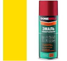 Краска универсальная желтая DONEWELL аэрозоль 520мл
