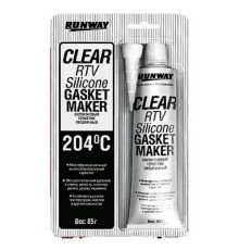 Герметик - прокладка RW прозрачный тюбик 85г