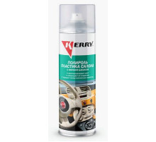 Полироль пластика мягкий блеск ананас. аэр 650мл KERRY @