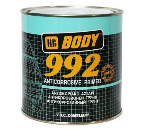 Грунт BODY 992 1кг серая