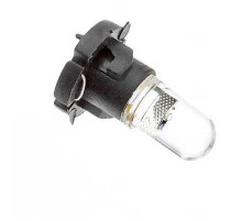 Лампа W1.2W 12V T-1/4NW (черный патрон) ЛЧ222-Ч