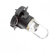 Лампа W1.2W 12V T-1/4NW (черный патрон) ЛЧ222-Ч