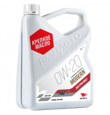 Масло моторное MODERN 0w20 (GF-6A, SP) канистра 4л. ВМП АВТО ЧЗ