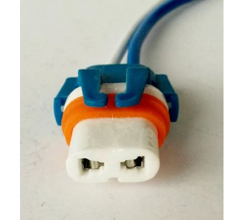 Колодка лампы HB4, 9006 (2 контакта, гнездовая, керамика, провода) "ДИАЛУЧ" (SQ-1322A)