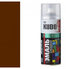 Краска универсальная коричневая RAL-8017 KUDO аэрозоль 520мл