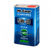 Масло моторное синтетическое 5W-30 SP-RC ACEA A5/B5 1л Hi-Gear ЧЗ